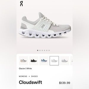 On Cloud Cloudswift in Glacier White